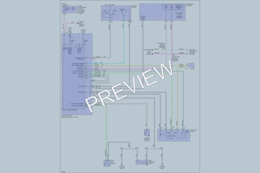 2000 Plymouth GrandVoyager Warning Systems wiring diagram preview