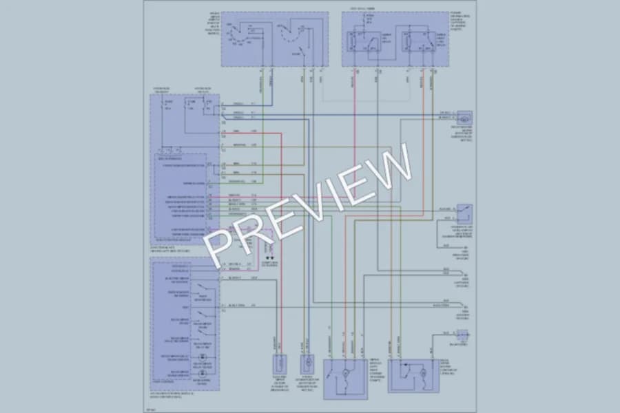 2000 Plymouth GrandVoyager Wiper Washer wiring diagram preview