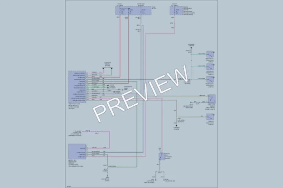 2000 Plymouth Neon Anti Theft wiring diagram preview