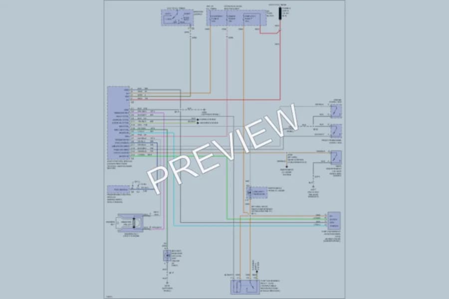 2000 Pontiac Firebird Anti Theft wiring diagram preview