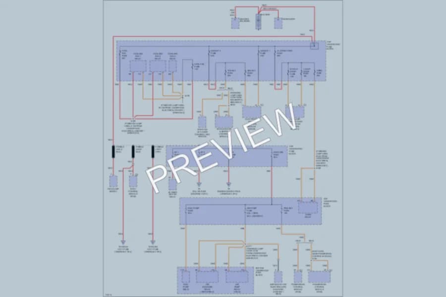 2000 Pontiac Firebird Power Distribution wiring diagram preview
