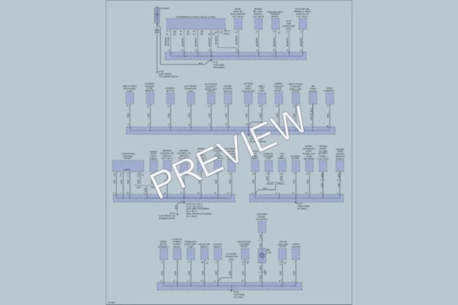2000 Pontiac GrandAm Ground Distribution wiring diagram preview
