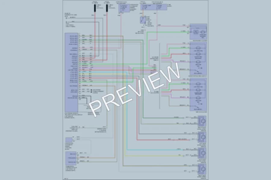 2000 Pontiac GrandPrix Anti Lock Brakes wiring diagram preview