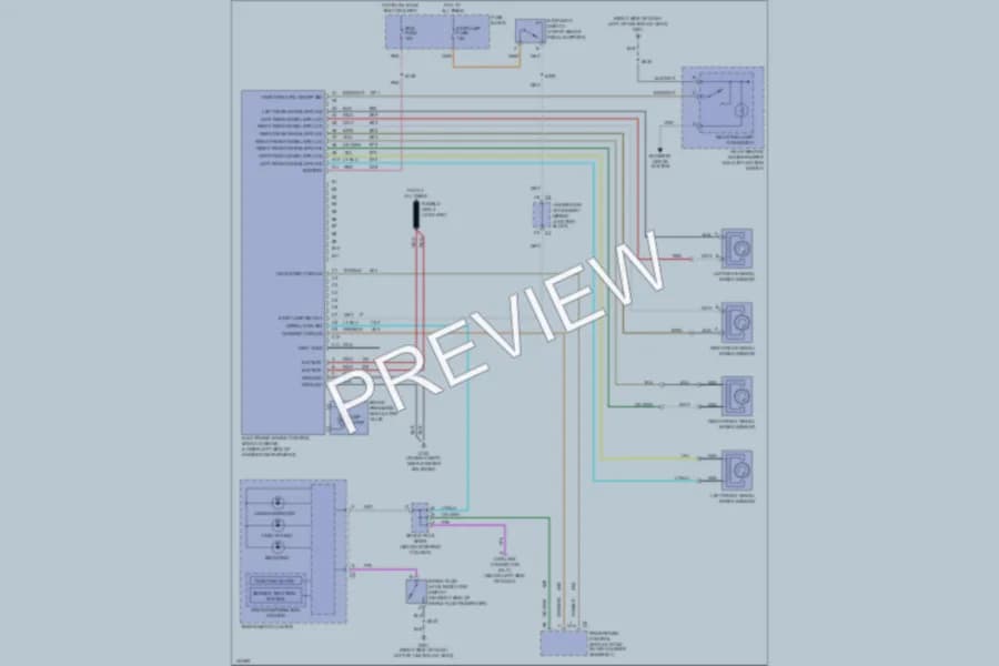 2000 Pontiac Montana Anti Lock Brakes wiring diagram preview