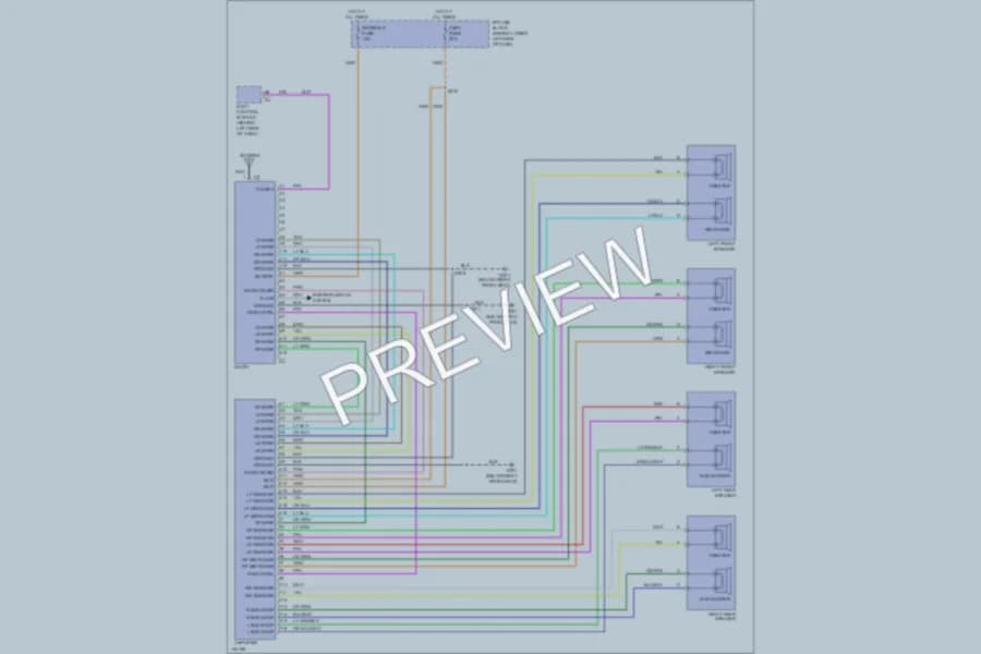 2000 Pontiac Sunfire Radio wiring diagram preview