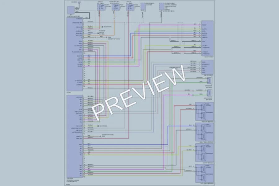 2000 Porsche 911 Radio wiring diagram preview