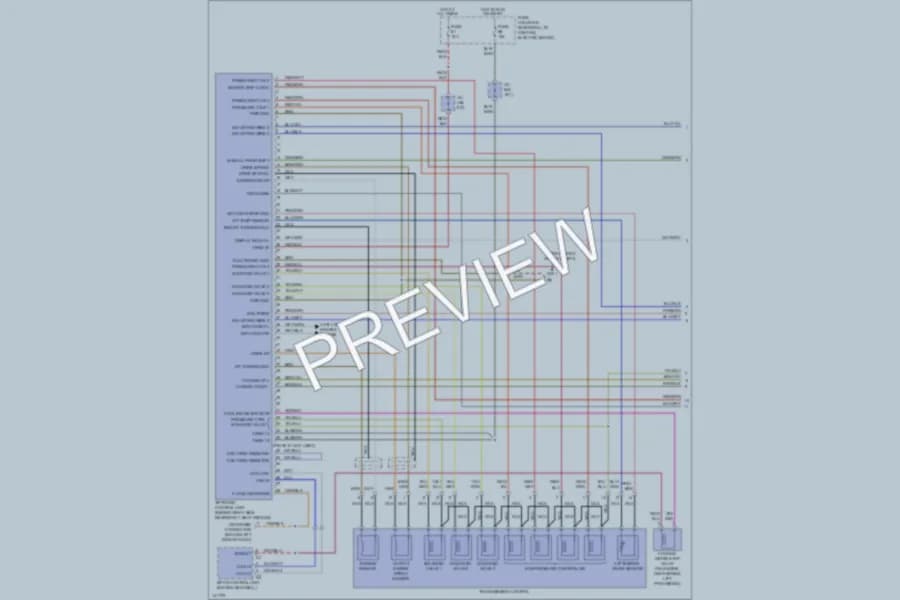 2000 Porsche 911 Transmission wiring diagram preview