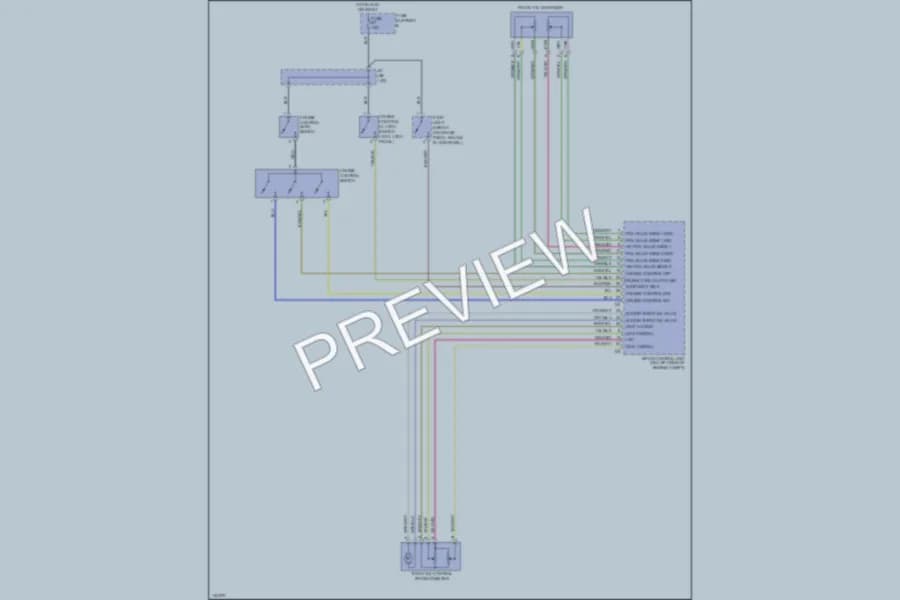 2000 Porsche Boxster Cruise Control wiring diagram preview