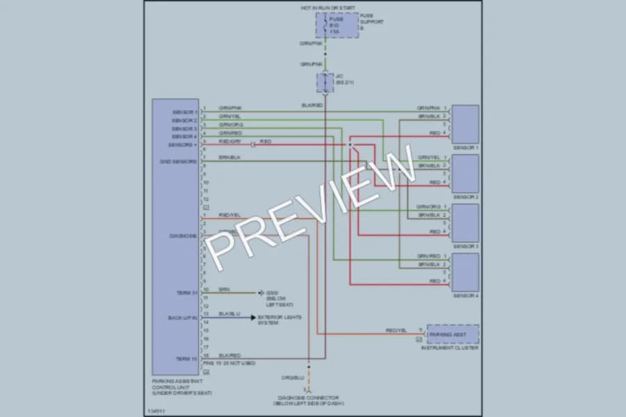 2000 Porsche Boxster Navigation wiring diagram preview