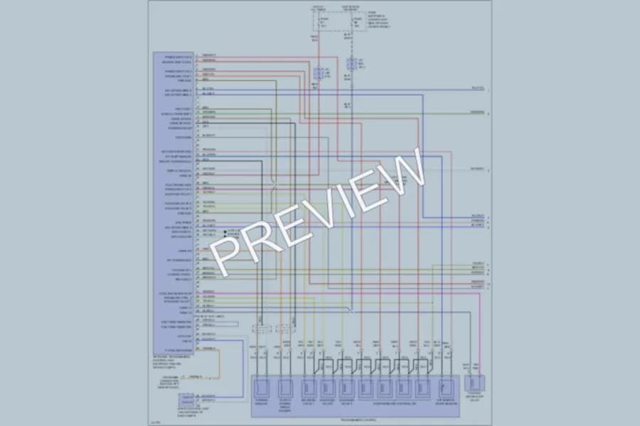 2000 Porsche Boxster Transmission wiring diagram preview