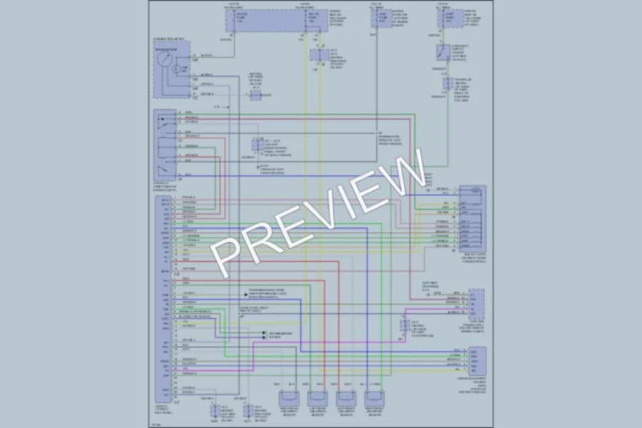 2000 Toyota 4Runner Anti Lock Brakes wiring diagram preview