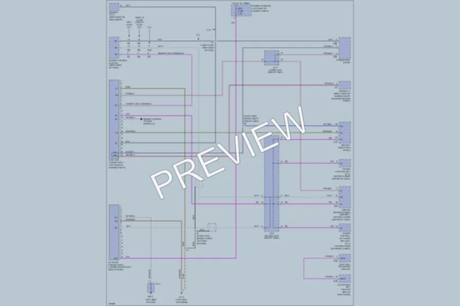 2000 Toyota 4Runner Computer Data Lines wiring diagram preview