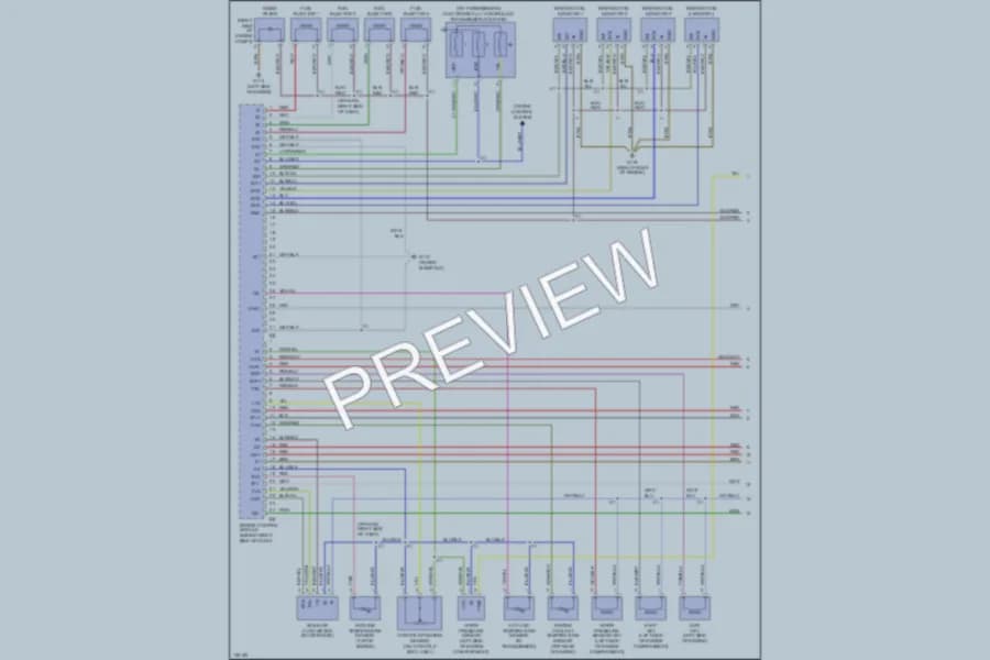 2000 Toyota 4Runner Engine Performance wiring diagram preview