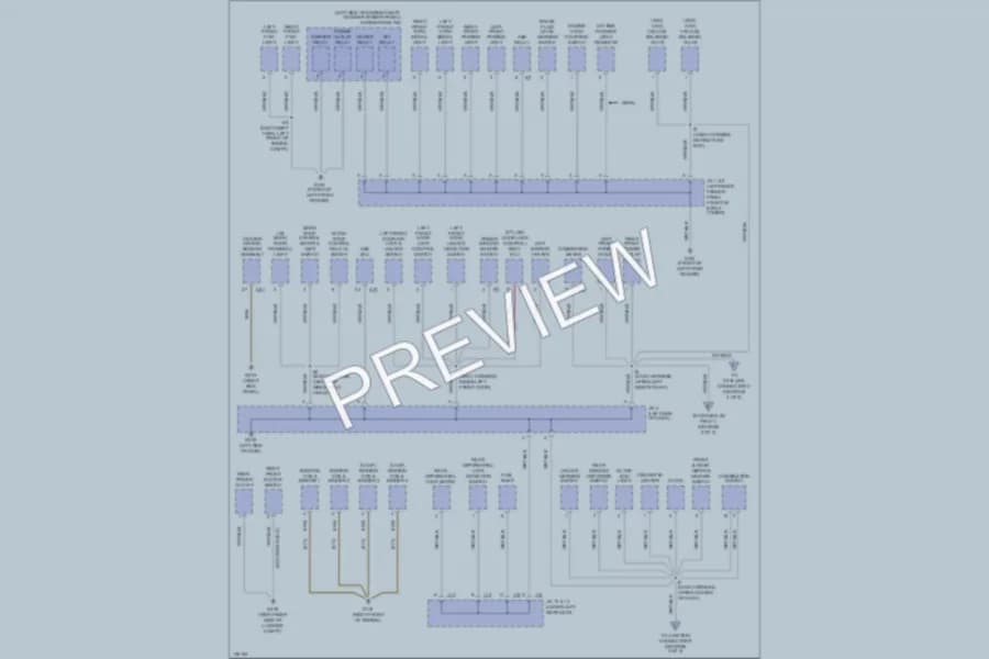 2000 Toyota 4Runner Ground Distribution wiring diagram preview