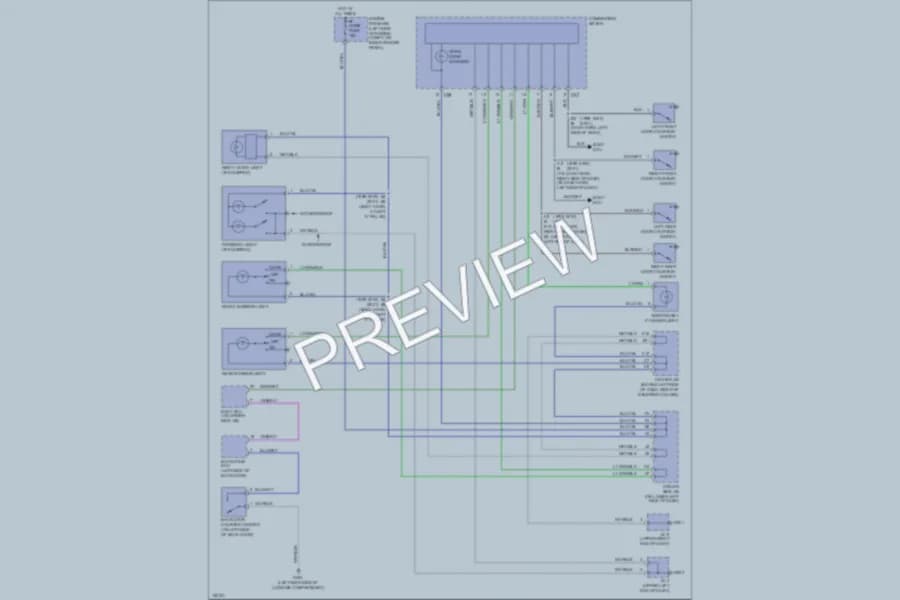 2000 Toyota 4Runner Interior Lights wiring diagram preview
