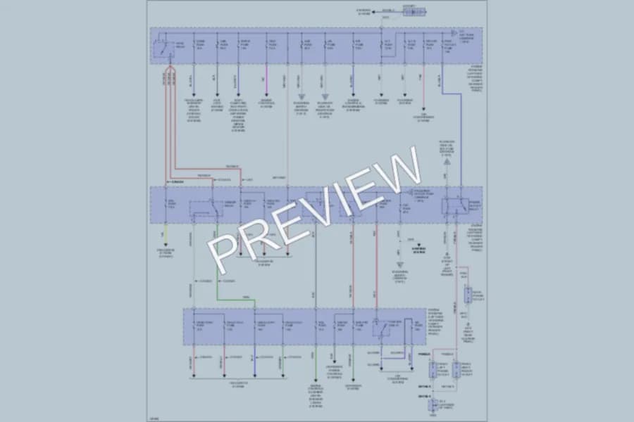 2000 Toyota 4Runner Power Distribution wiring diagram preview