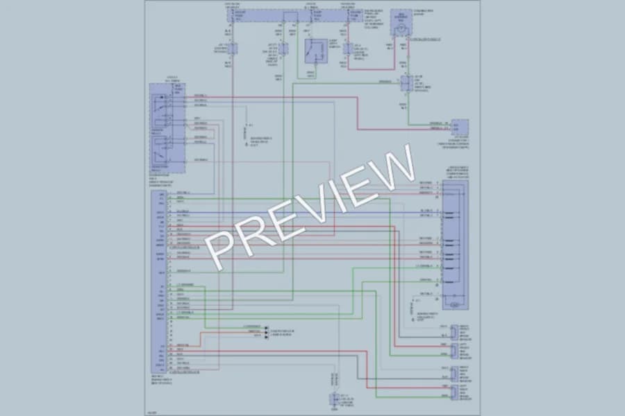 2000 Toyota Camry Anti Lock Brakes wiring diagram preview