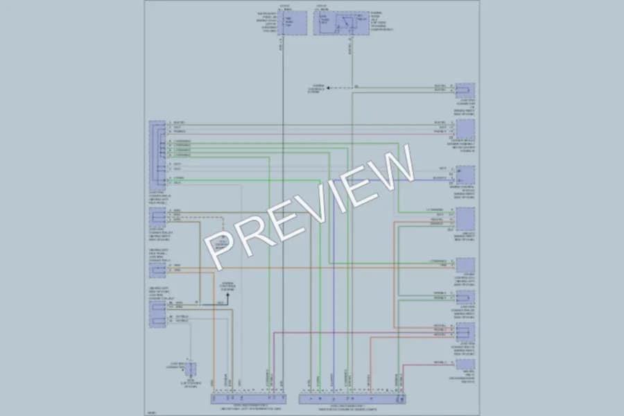 2000 Toyota Camry Computer Data Lines wiring diagram preview