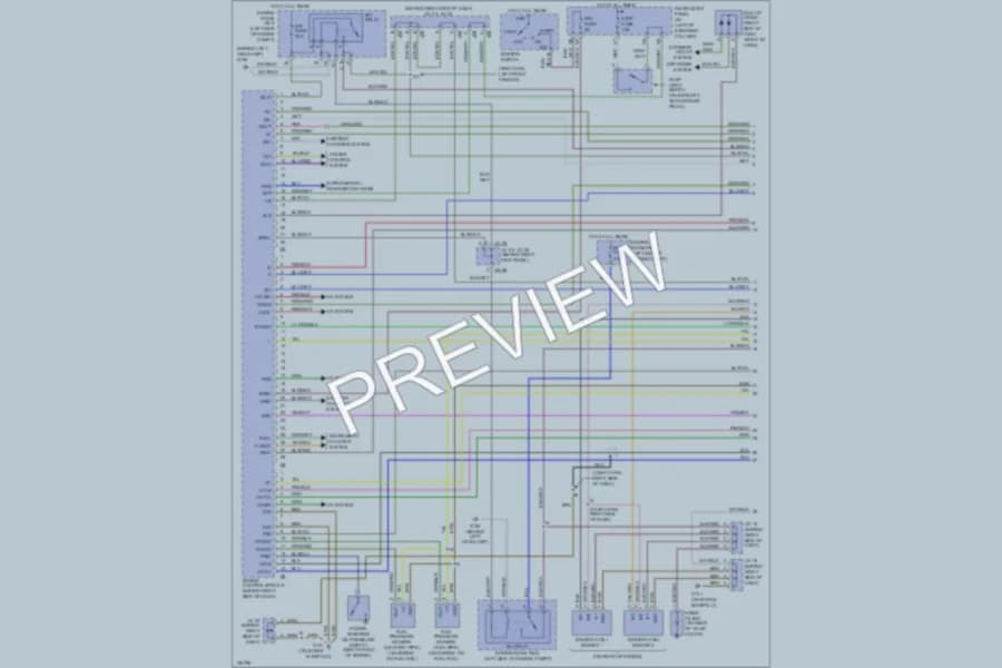 2000 Toyota Camry Engine Performance wiring diagram preview