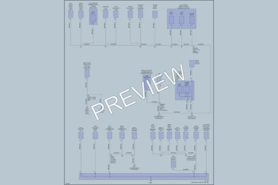 2000 Toyota Camry Ground Distribution wiring diagram preview