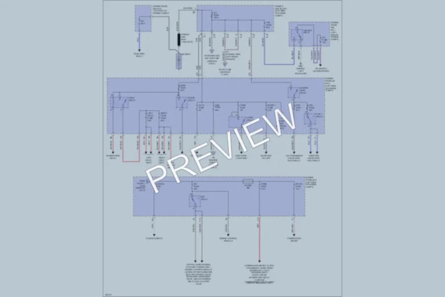 2000 Toyota Camry Power Distribution wiring diagram preview