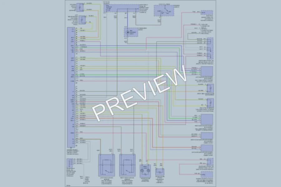 2000 Toyota Celica Supplemental Restraints wiring diagram preview