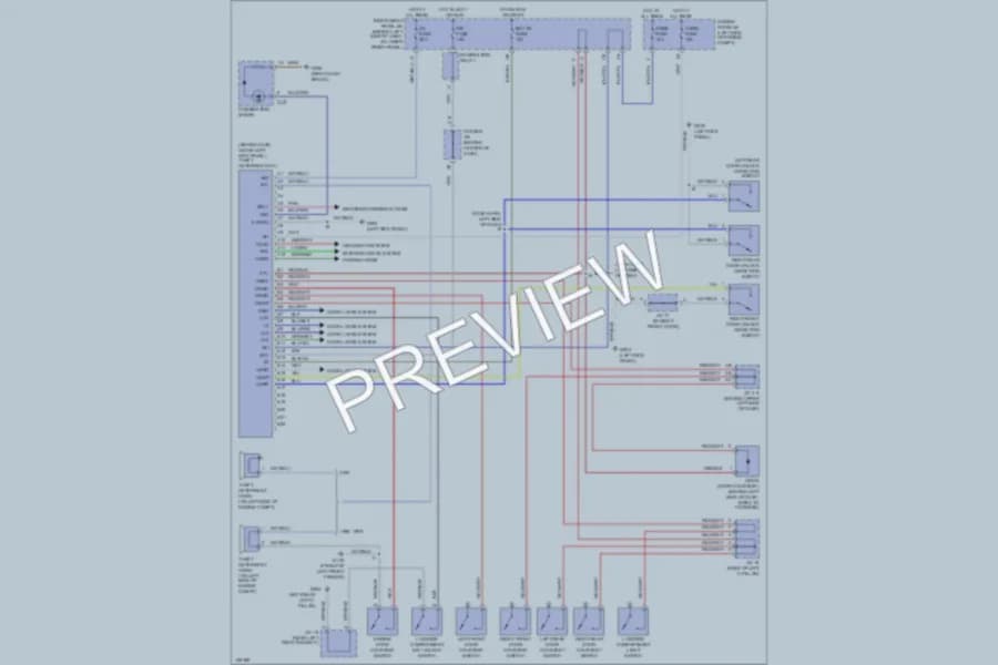 2000 Toyota Corolla Anti Theft wiring diagram preview