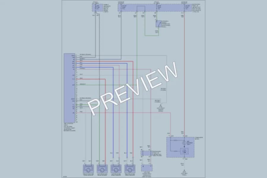 2000 Toyota Echo Anti Lock Brakes wiring diagram preview