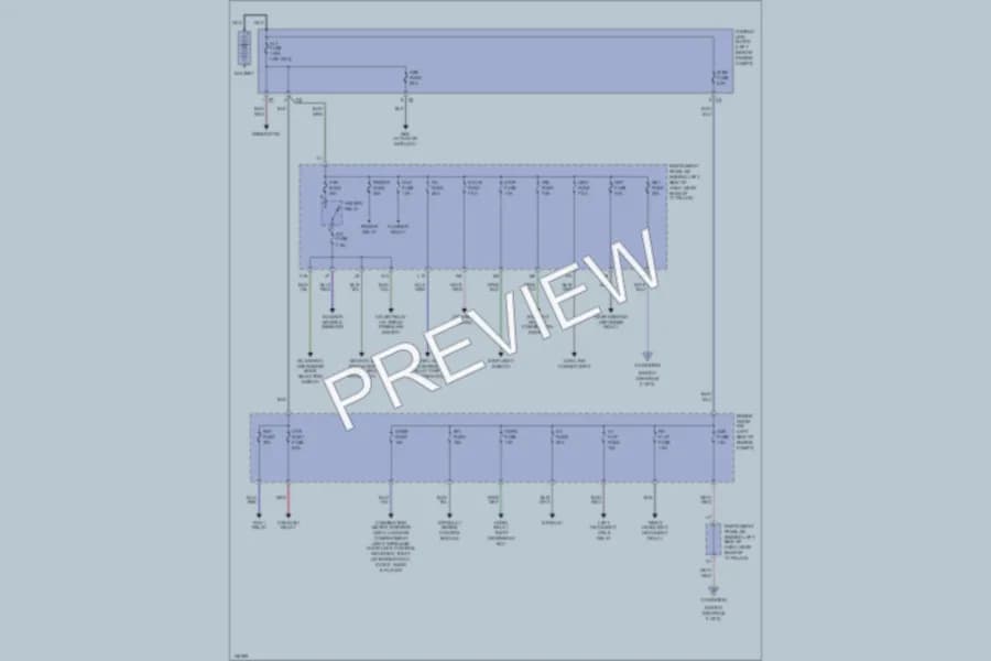 2000 Toyota Echo Power Distribution wiring diagram preview
