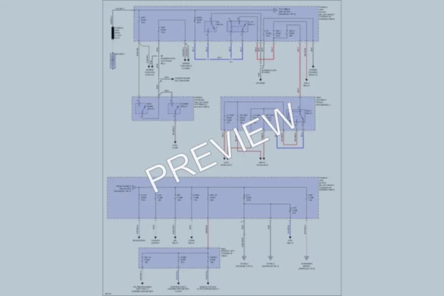 2000 Toyota MR2Spyder Power Distribution wiring diagram preview