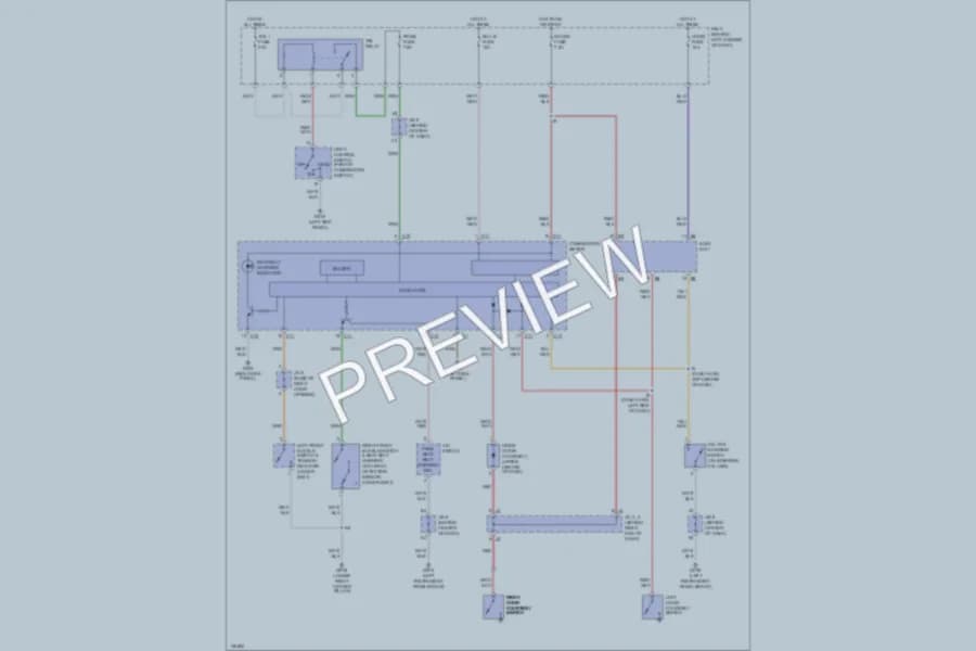 2000 Toyota MR2Spyder Warning Systems wiring diagram preview