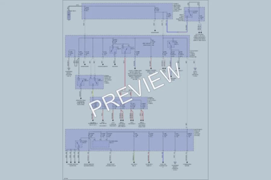 2000 Toyota RAV4 Power Distribution wiring diagram preview