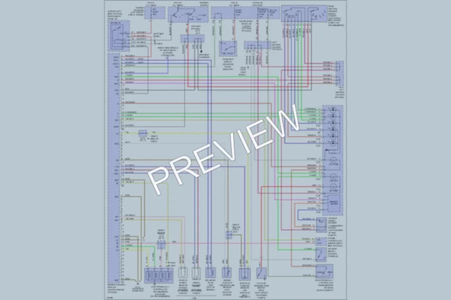 2000 Toyota RAV4 Transmission wiring diagram preview