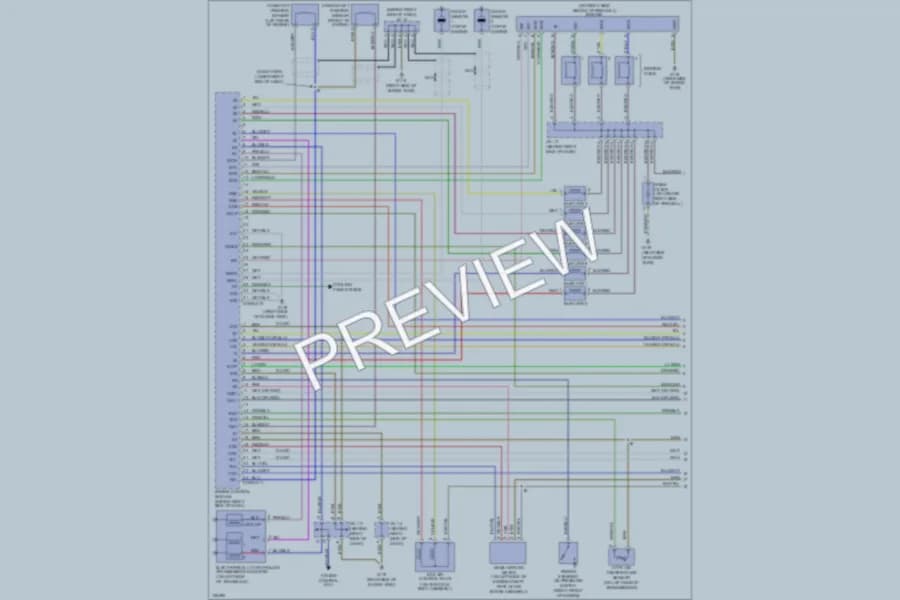 2000 Toyota Sienna Engine Performance wiring diagram preview