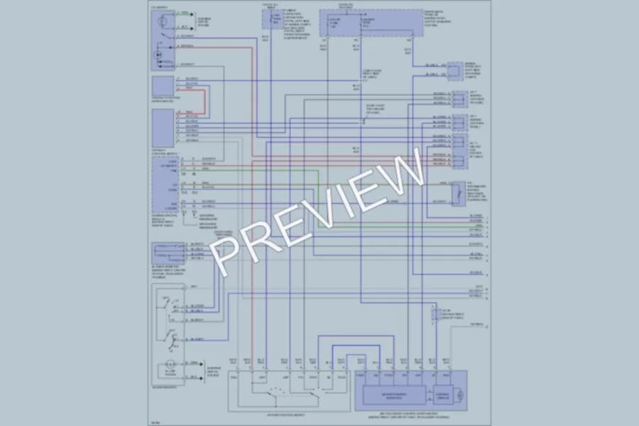 2000 Toyota Solara Air Conditioning wiring diagram preview
