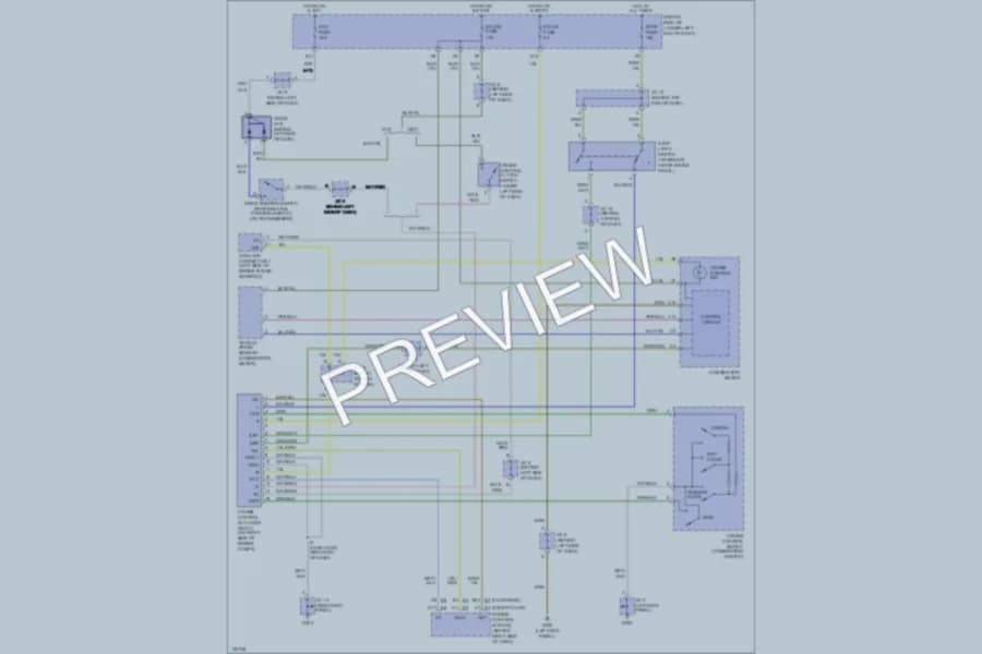 2000 Toyota Tundra Cruise Control wiring diagram preview