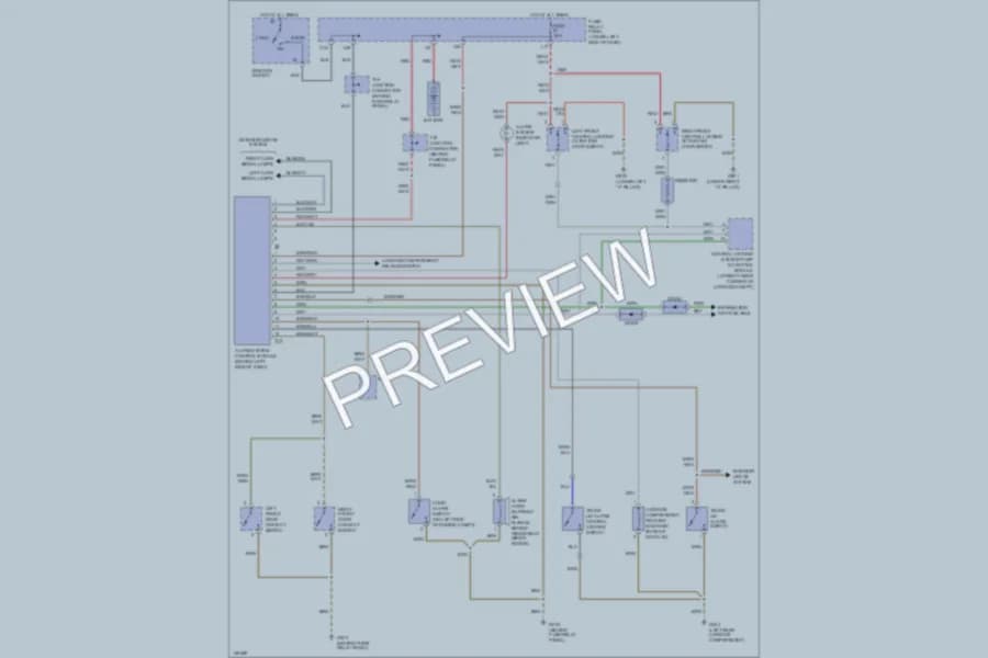 2000 Volkswagen Cabrio Anti Theft wiring diagram preview