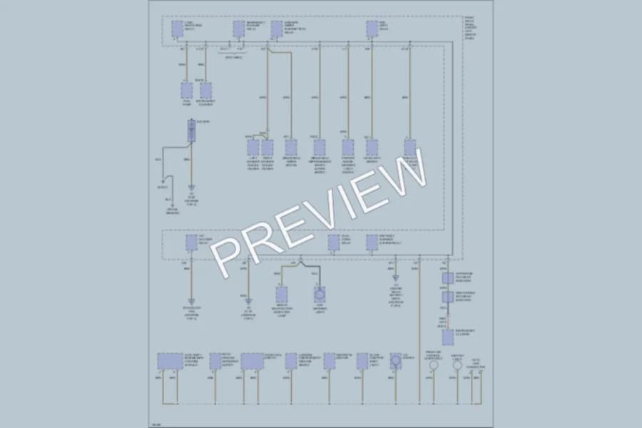 2000 Volkswagen Cabrio Ground Distribution wiring diagram preview
