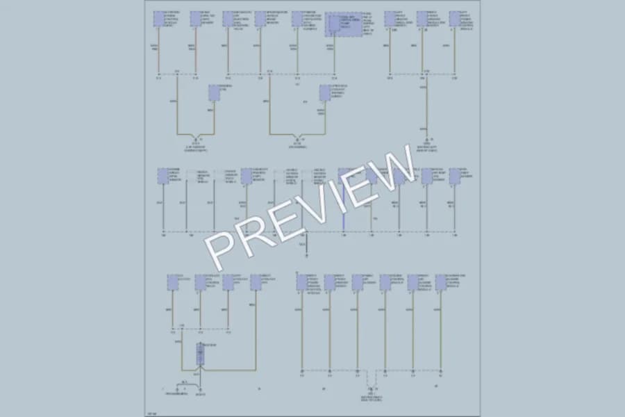 2000 Volkswagen EuroVan Ground Distribution wiring diagram preview