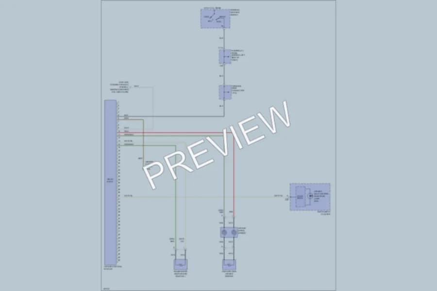 2000 Volkswagen EuroVan Supplemental Restraints wiring diagram preview