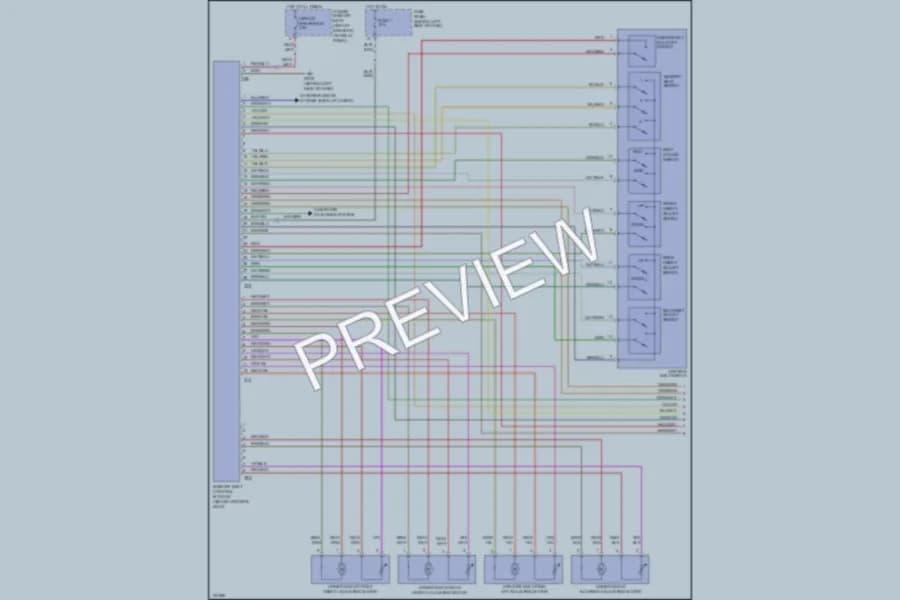 2000 Volkswagen Jetta Memory Systems wiring diagram preview