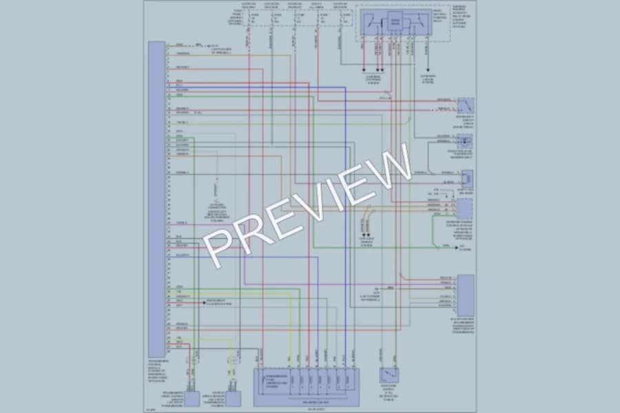 2000 Volkswagen Jetta Transmission wiring diagram preview