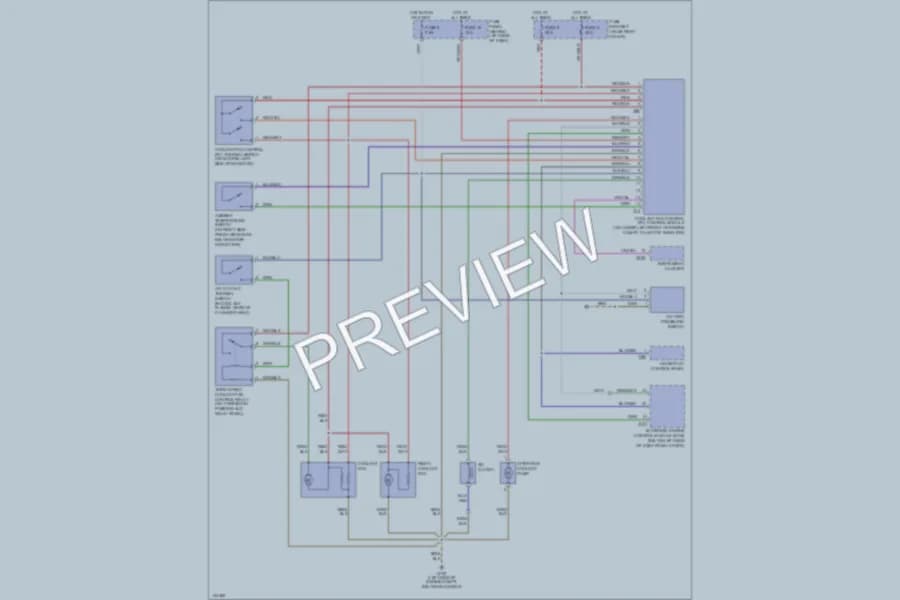 2000 Volkswagen NewBeetle Cooling Fan wiring diagram preview