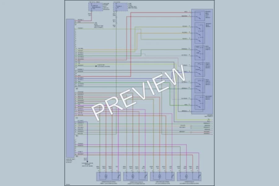 2000 Volkswagen Passat Memory Systems wiring diagram preview