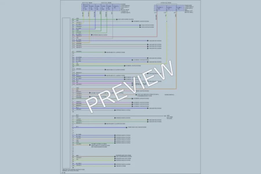 2000 Volvo S40 Body Computer wiring diagram preview