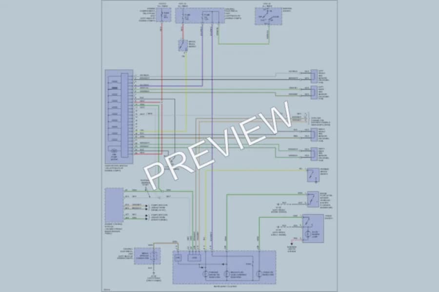 2000 Volvo S70 Anti Lock Brakes wiring diagram preview