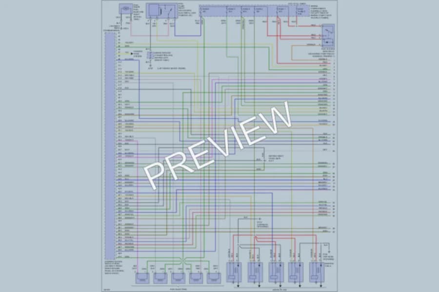 2000 Volvo S70 Engine Performance wiring diagram preview