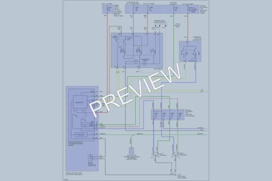 2000 Volvo S70 Headlights wiring diagram preview