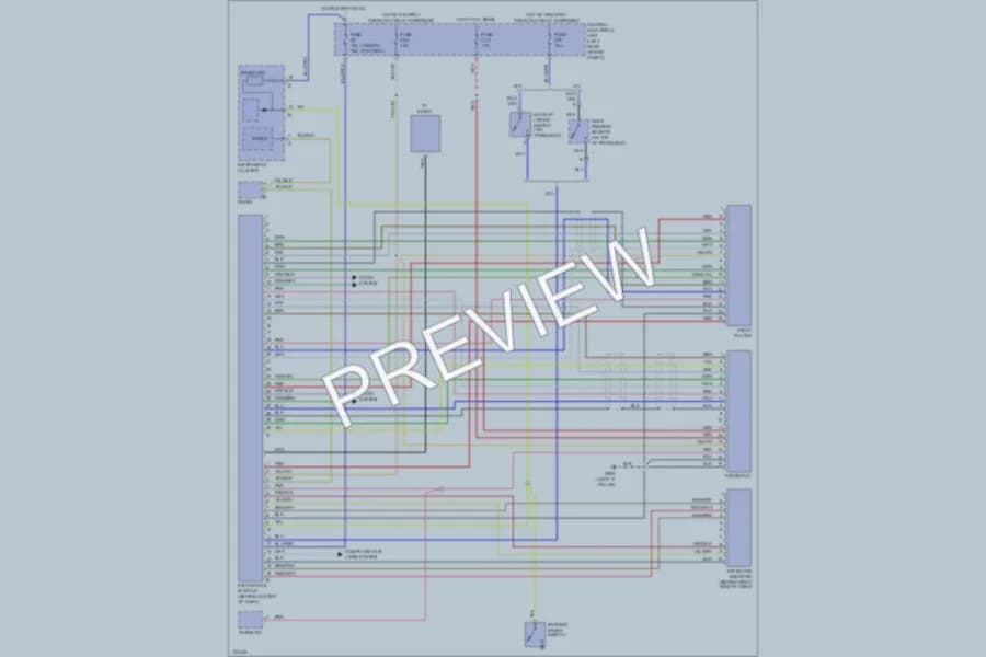 2000 Volvo S70 Navigation wiring diagram preview