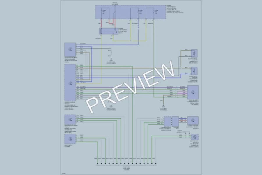 2000 Volvo S80 Cruise Control wiring diagram preview